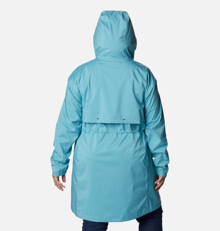 Women's Columbia Weekend Adventure Long Shell Jackets Turquoise | Plus Size CA-P5186